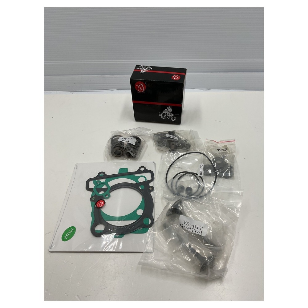Motiv8 ATV Cylinder Head Rebuild Kit Valves Rocker Arms‎ Gaskets Springs New